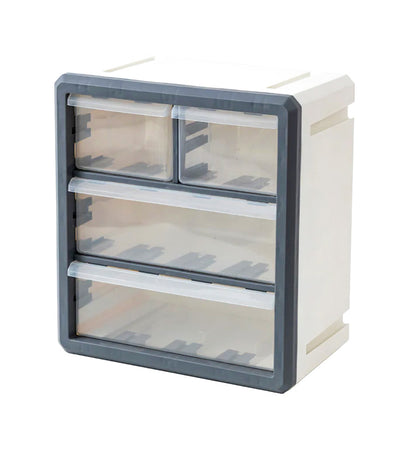 Quad Cube Storage Box Gray/White