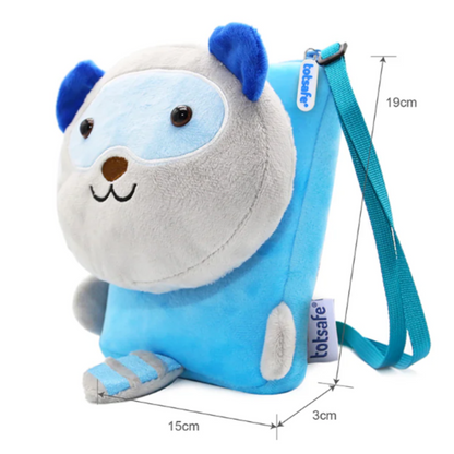 Totsafe Plush Bag Collection: Raccoon Crossbody Bag