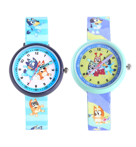 Cucoô Bluey Kids Analog Watch Collection (2 Designs)