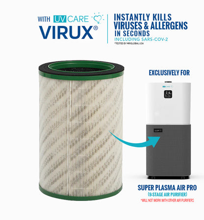 UV Care Super Plasma Air Pro Biodegradable H14 HEPA Filter
