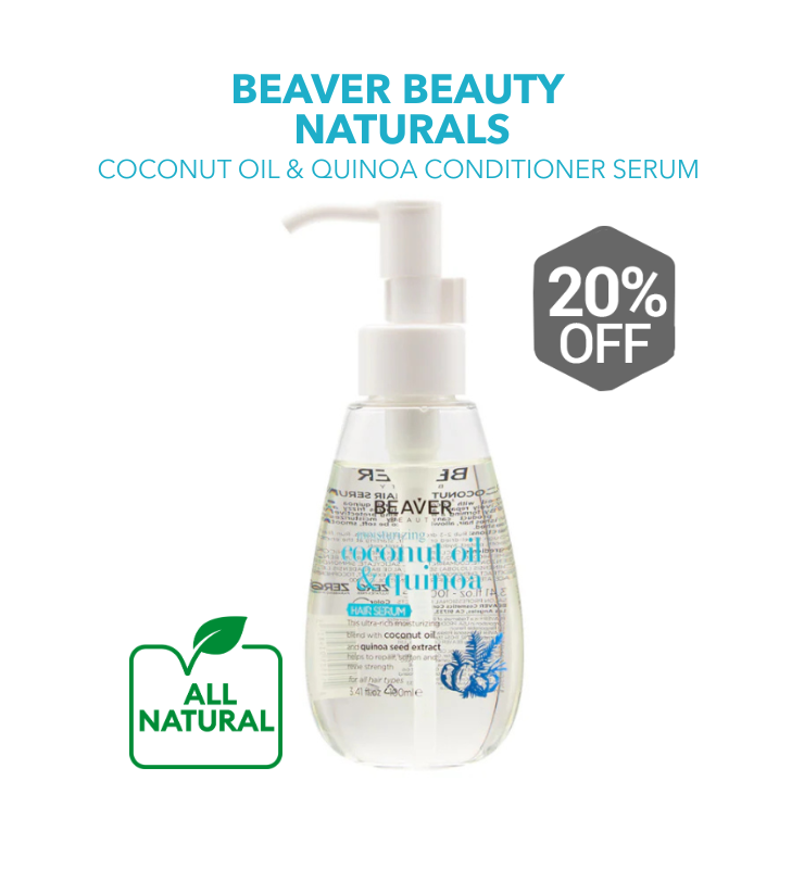 Beaver Beauty Naturals: Coconut Oil & Quinoa Conditioner Serum (100ml)