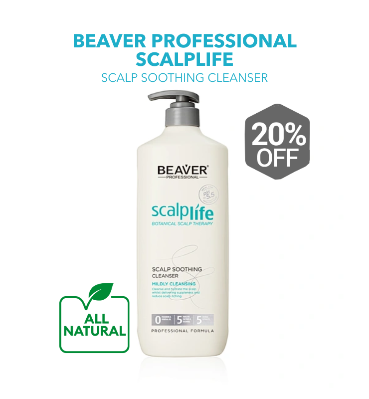 Beaver Professional Scalplife Botanical: Scalp Therapy Scalp Soothing Cleanser (1L)