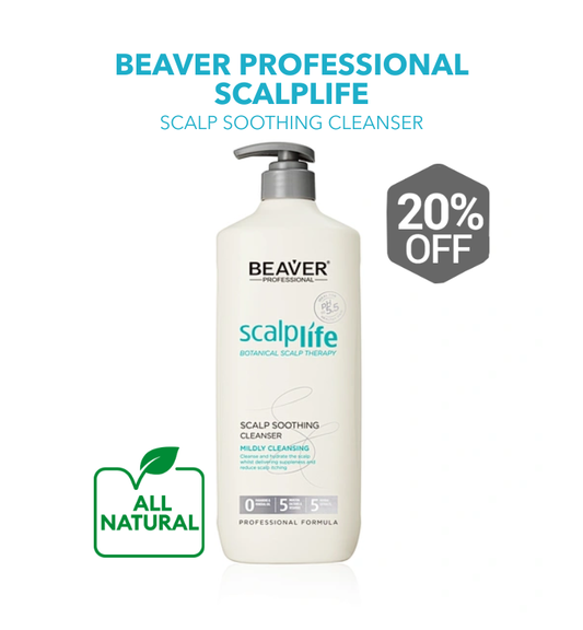 Beaver Professional Scalplife Botanical: Scalp Therapy Scalp Soothing Cleanser (1L)