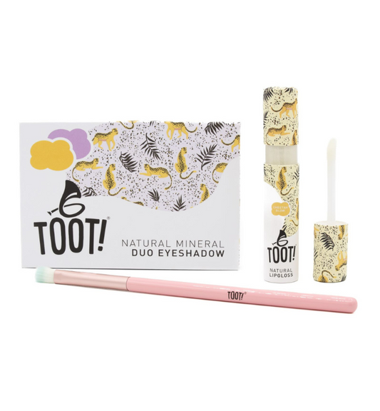 Toot! Cheetah Glow Eyeshadow & Lipgloss Box Set