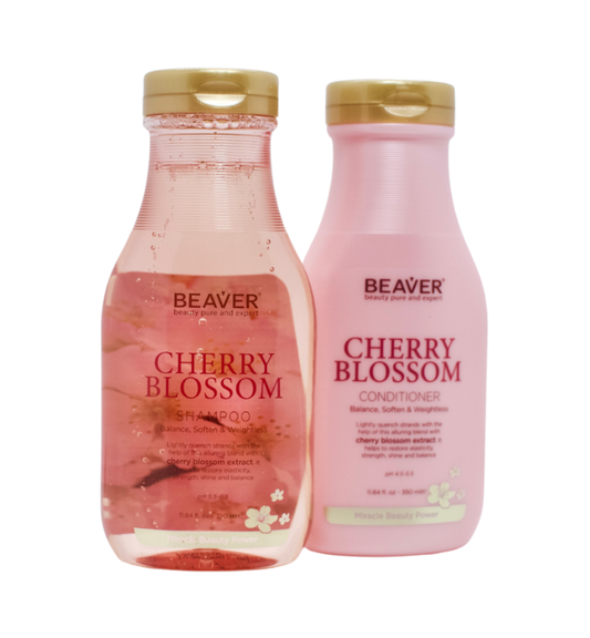 Beaver Beauty Cherry Blossom Shampoo and Conditioner