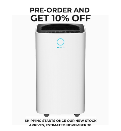 10% OFF ON PRE-ORDERS: UV Care Dry Pure 2-in-1 Dehumidifier & Air Cleaner: 12L