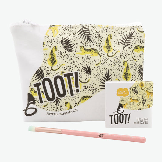 Toot! Cheeky Cheetah Eyeshadow Bag Set