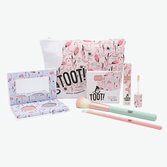 Toot! Flamingo Kiss Natural Makeup Gift Set