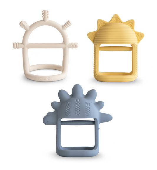 Mushie Silicone No Drop Teether
