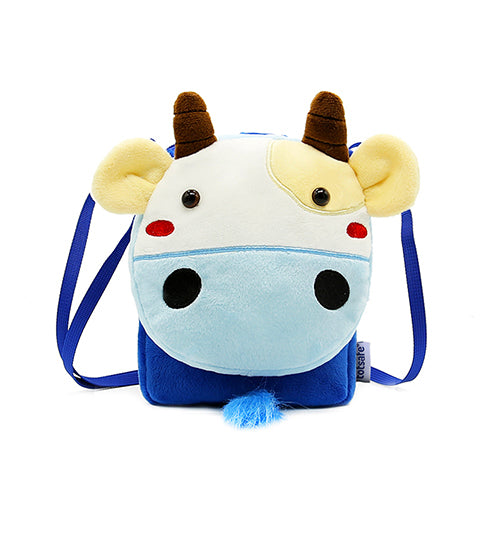 Totsafe Plush Bag Collection: Cow Crossbody Bag