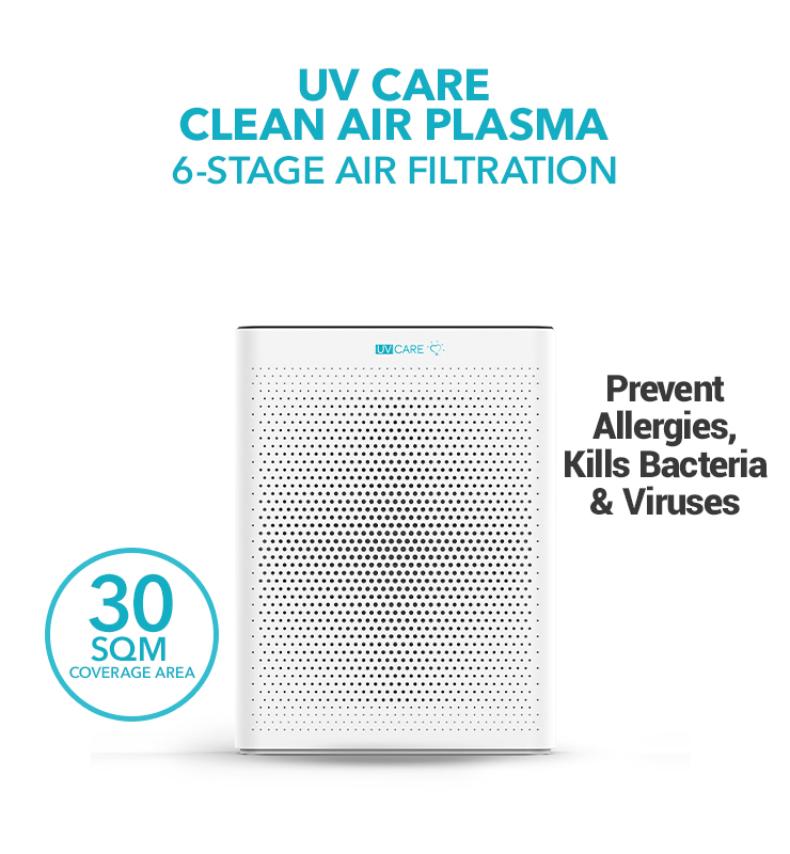 UV Care Clean Air Plasma 6-Stage Air Purifier w/ ViruX