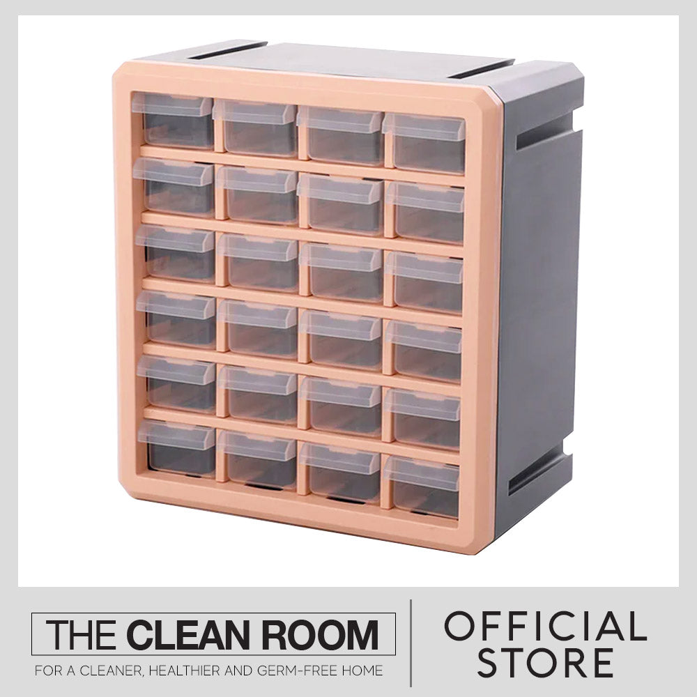 Unli Cube Storage Box Pink/Gray
