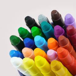 BebeBata-Silky Washable Crayons (6 Colors)