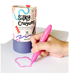 BebeBata-Silky Washable Crayons (12 Colors)