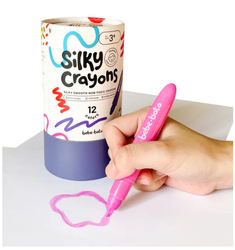 BebeBata-Silky Washable Crayons (6 Colors)