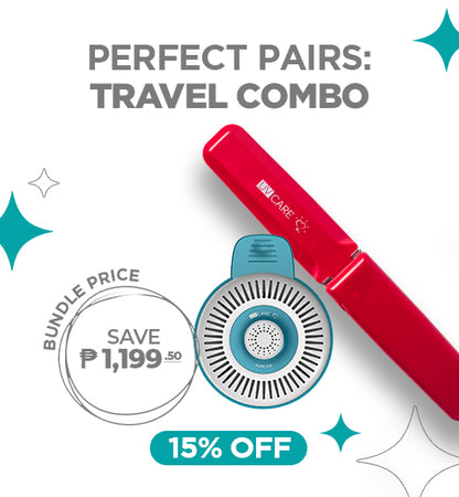 Perfect Pairs 6: Travel Combo (UV Care Pure Air & UV Care Pocket Sterilizer)