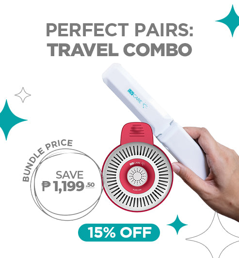 Perfect Pairs 6: Travel Combo (UV Care Pure Air & UV Care Pocket Sterilizer)