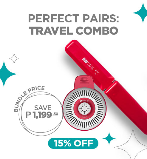 Perfect Pairs 6: Travel Combo (UV Care Pure Air & UV Care Pocket Sterilizer)