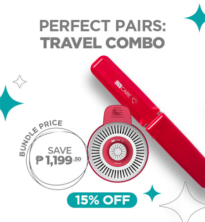 Perfect Pairs 6: Travel Combo (UV Care Pure Air & UV Care Pocket Sterilizer)