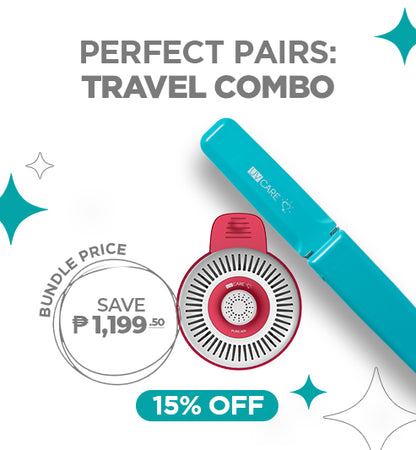 Perfect Pairs 6: Travel Combo (UV Care Pure Air & UV Care Pocket Sterilizer)