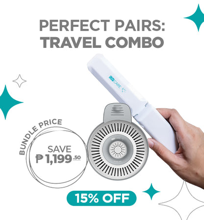 Perfect Pairs 6: Travel Combo (UV Care Pure Air & UV Care Pocket Sterilizer)