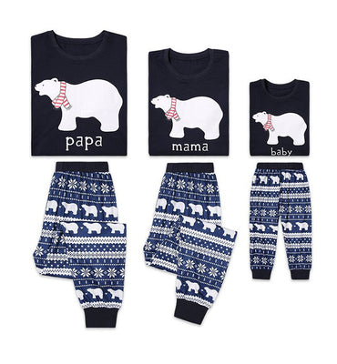 The Clean Room Christmas Family Matching PJs: Snow Bear