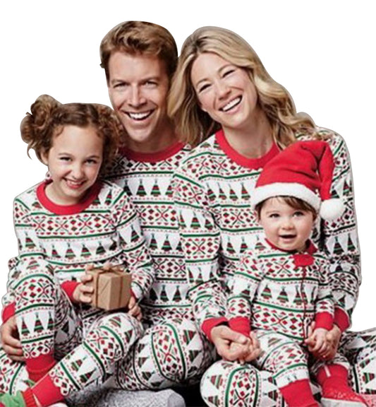 The Clean Room Christmas Family Matching PJs: Holiday Patterns