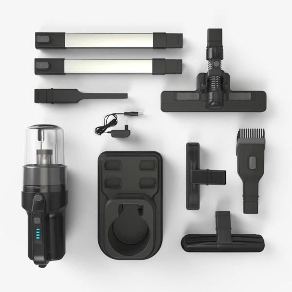 Eluxgo EC25L Wireless Vacuum Cleaner: Black
