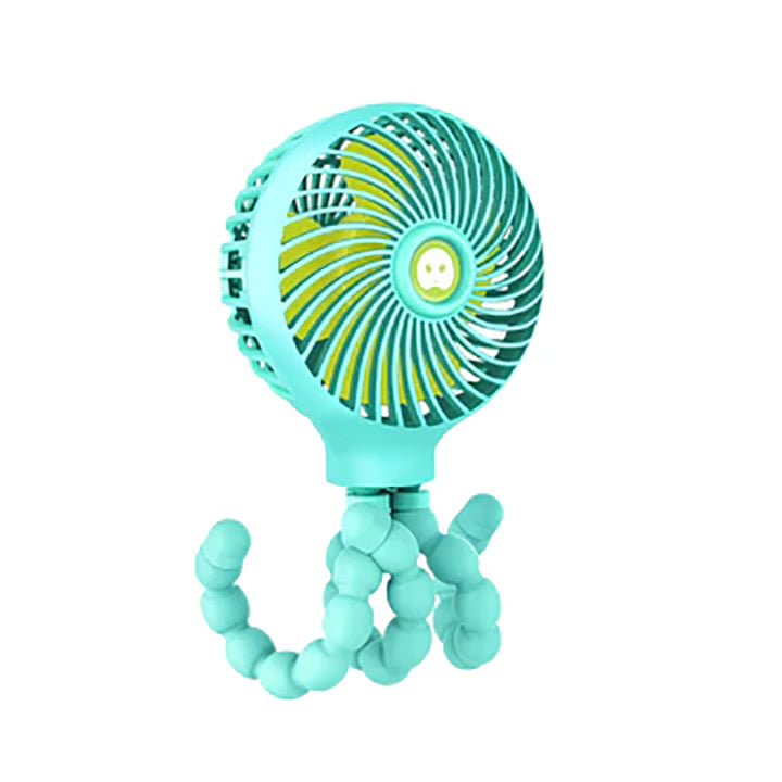 Octopi 3-Speed Portable Multi-Position Fan (2022 Upgraded Version): Aquamarine