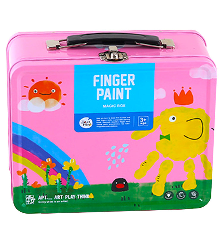 Joan Miro Washable Children's Finger Paint Kit - New Edition: Pink