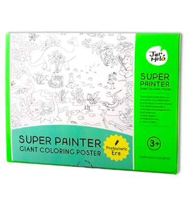 Joan Miro Super Painter Giant Coloring Poster Pads: Prehistoric Era