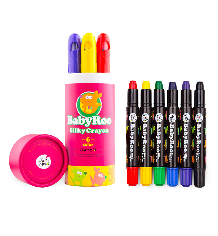 Joan Miro Silky Washable Crayon: Baby Roo (6 Colors)