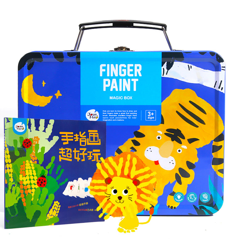Joan Miro Washable Children's Finger Paint Kit - New Edition: Blue