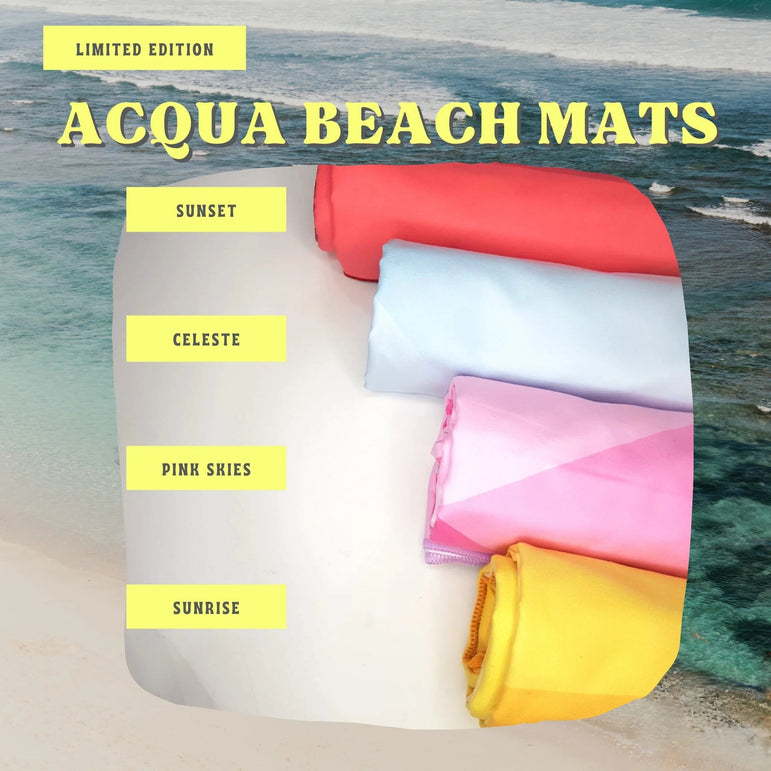 Acqua Beach Mat Sunrise (Yellow)