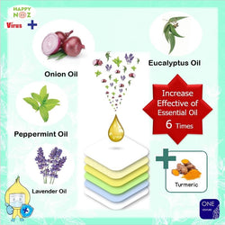 Happy Noz Organic Onion Sticker Virus +