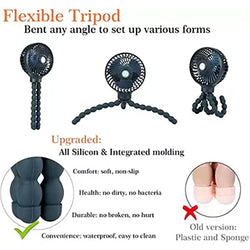 Octopi 3-Speed Portable Multi-Position Fan (2022 Upgraded Version): Aquamarine