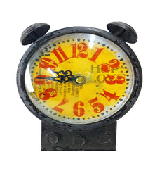 Rustic Side Table Clock