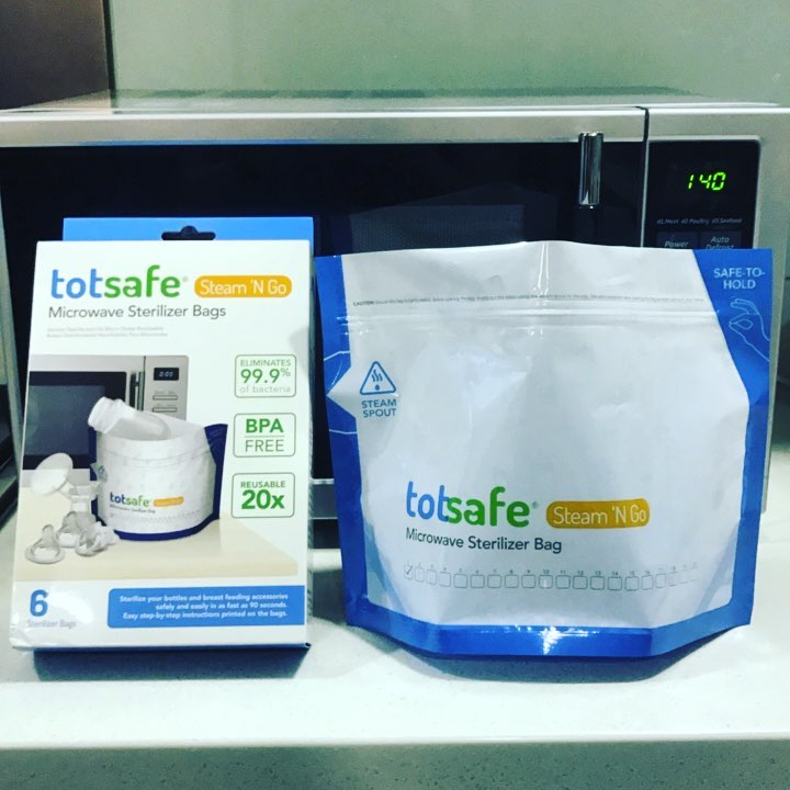 Totsafe Steam N' Go Microwavable Sterilizing Bags
