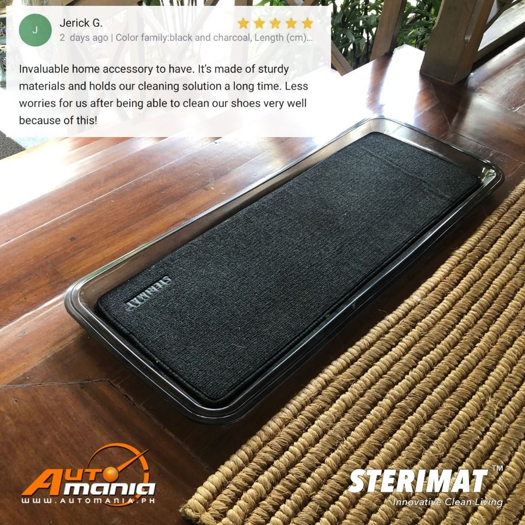Automania Sterimat Disinfecting Mat Set (Carpet w/ Clear Tray)