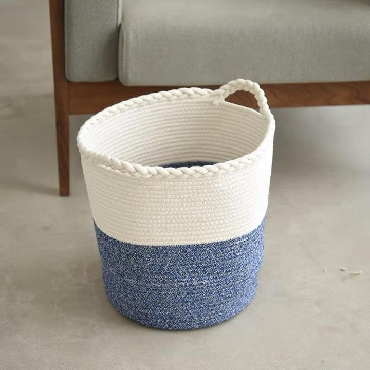 Epityr Kids Basket by Hamlet Kids Room: Blue Dual Color