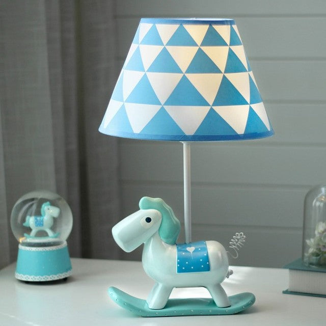 Keleth Kids Pony Lamp by Hamlet Kids Room: Blue