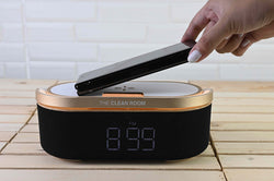 The Clean Room Oomph Bluetooth Speaker with Wireless Charging Pad