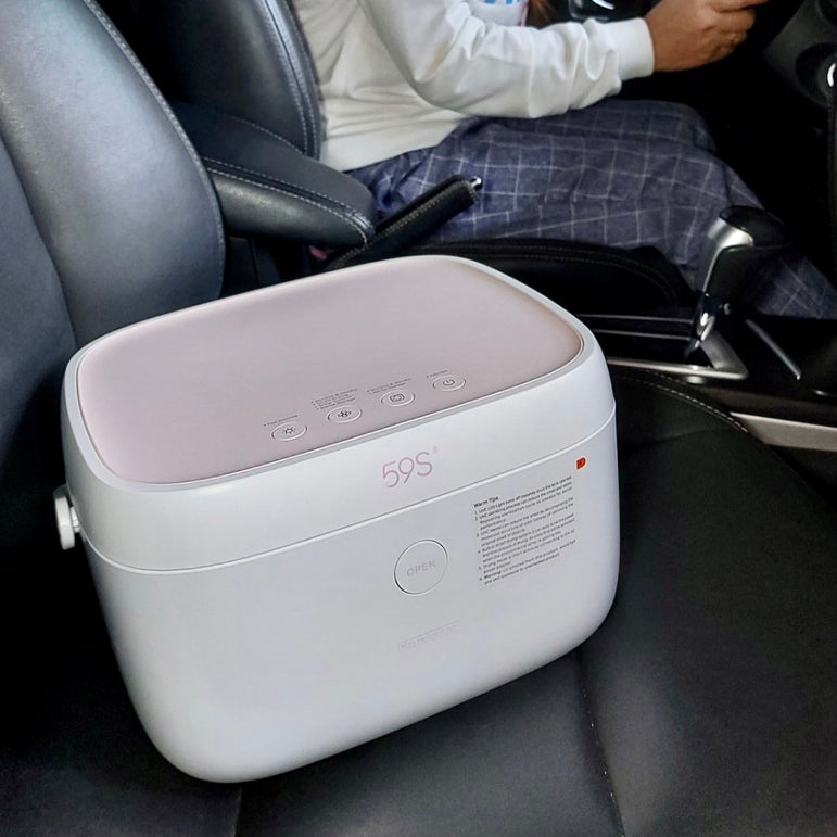 59S UVC LED Portable Smart Drying Sterilizer (T5Batt-Pink)