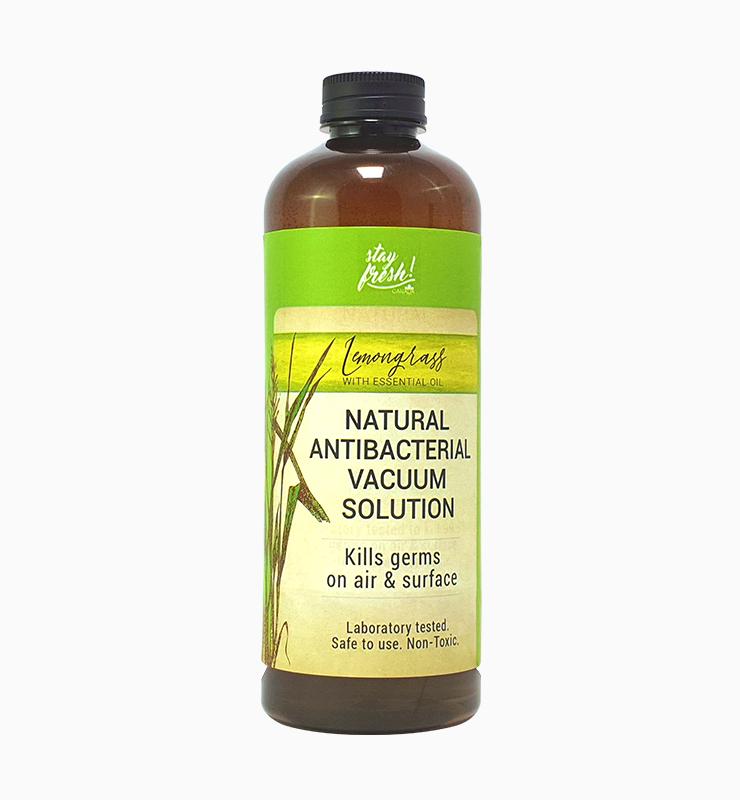 Stayfresh Canada Antibacterial Vacuum Solution w/ Essential Oil: Lemon Grass (500ml)