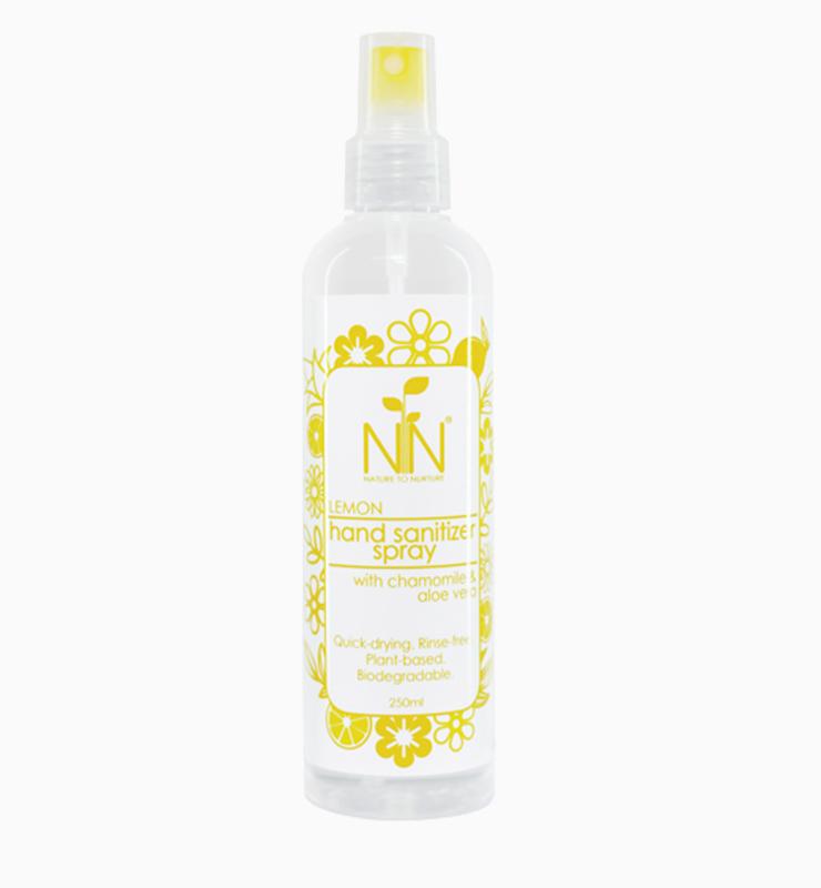 Nature to Nurture Hand Sanitizer w/ Chamomile & Aloe Vera: 250ml