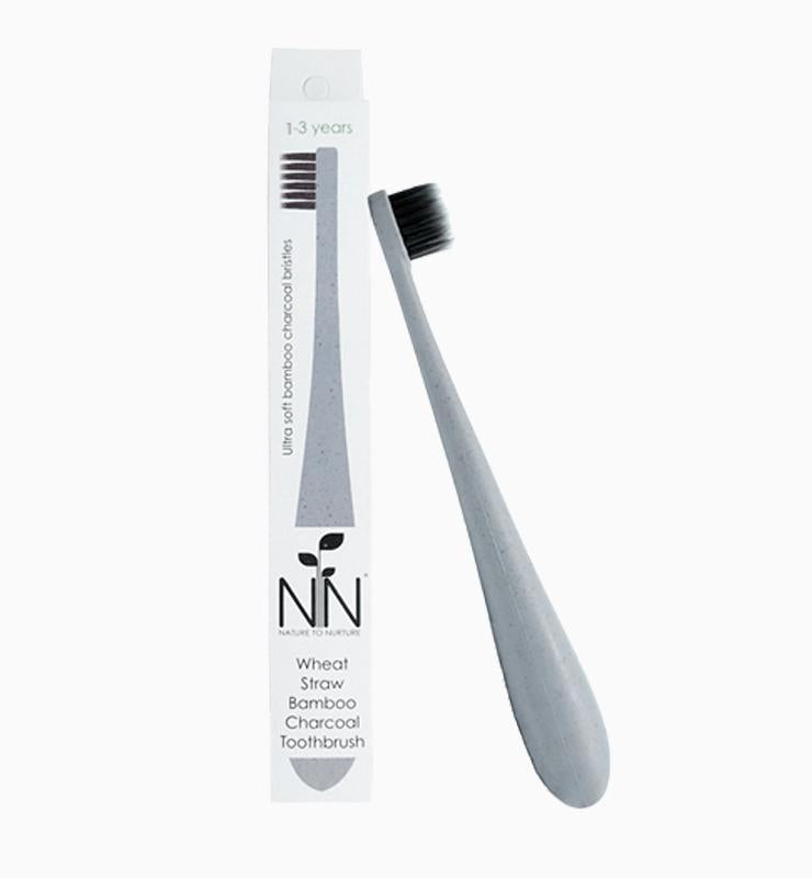 Nature to Nurture Wheat Straw Bamboo Charcoal Toothbrush 1-3 Years Old