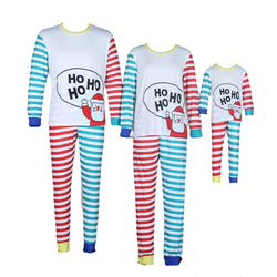 The Clean Room Christmas Family Matching PJs: Christmas Stripes
