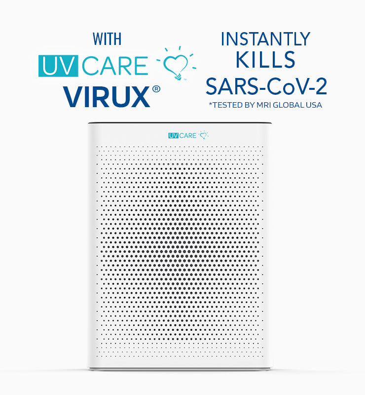 UV Care Clean Air Plasma 6-Stage Air Purifier with ViruX Patented Technology (Instantly Kills SARS-CoV-2)
