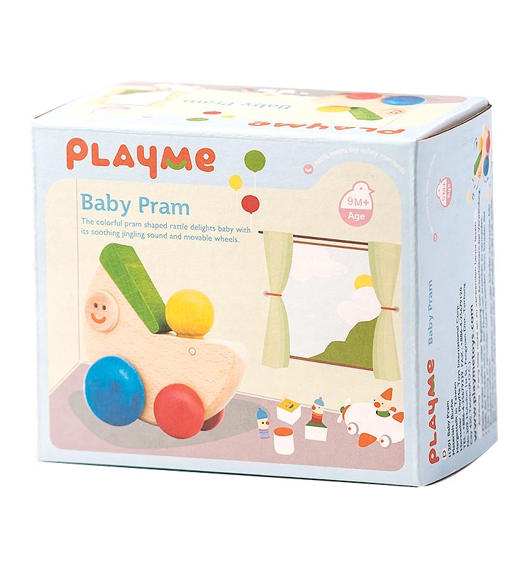 Playme Toys Baby Pram