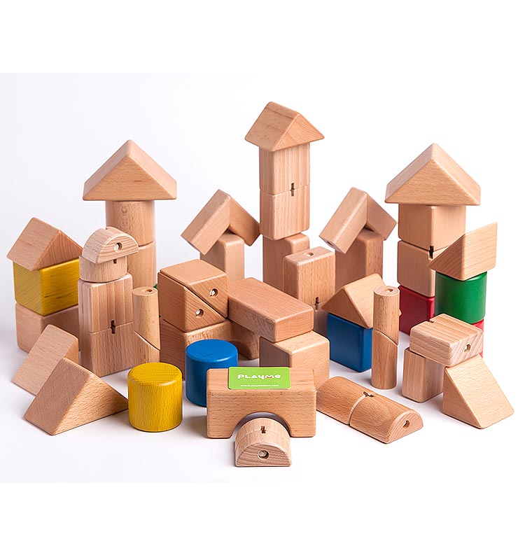Playme Toys Transformable Blocks  (40 pcs)